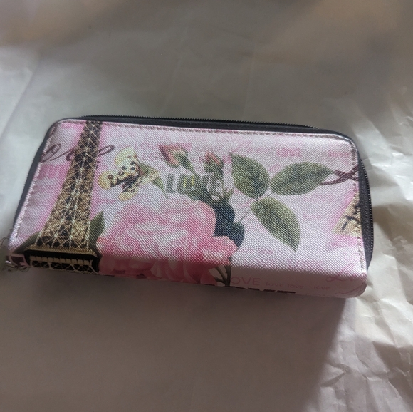 Fashion Accessory Handbags - Paris Eiffel Tower Claire Wallet